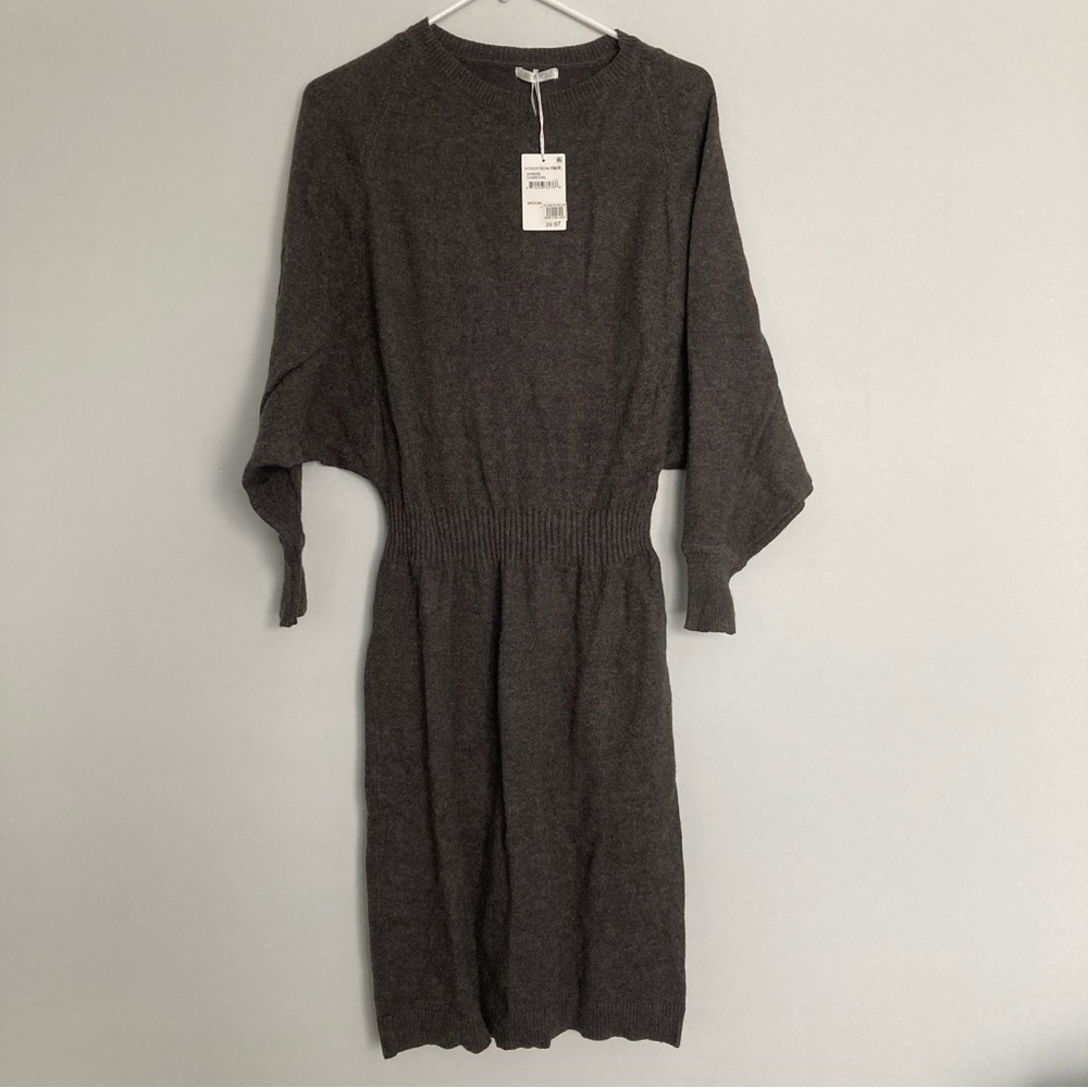 NWT Gray Sweater Dress | Stitchdrop | Medium